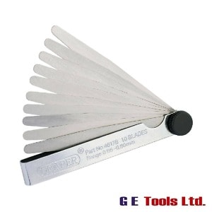 Draper 36169 10 Blade Metric Feeler Gauge Set