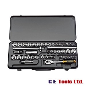 Elora 3/8″ Sqare Drive Metric, Whitworth and Imperial Socket Set (44 Piece)