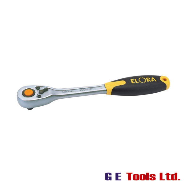 Elora 270mm 1/2″ Square Drive Quick Release Soft Grip Reversible Ratchet