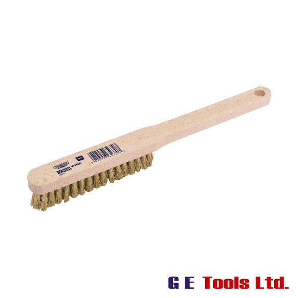 Draper 65670 Brass Fill Wire Hand Brush (225mm)