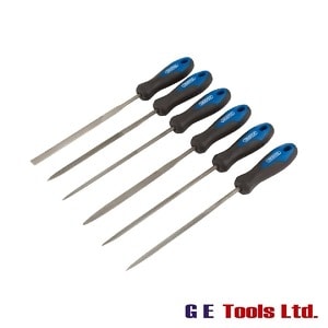 Draper 83982 140mm Soft Grip Needle File Set (6 Piece)
