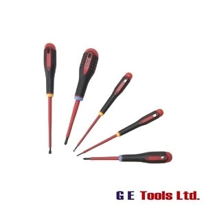 Bahco BE-9882S Insulated ERGO™ Screwdriver Set, 5 Piece SL/PH