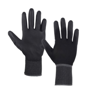 PU Black Gloves Work Gloves