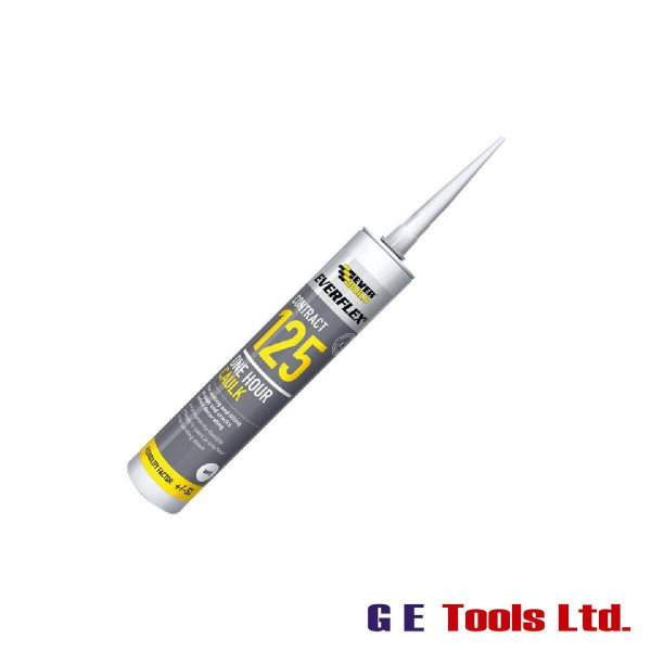 Everbuild One Hour Caulk 125 White 310ml