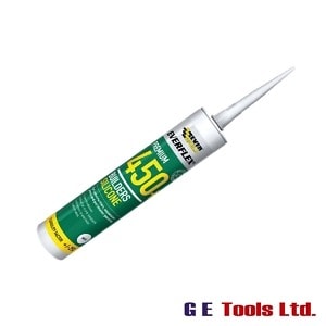 Everbuild 450 Builders Silicone Sealant Clear 300ml