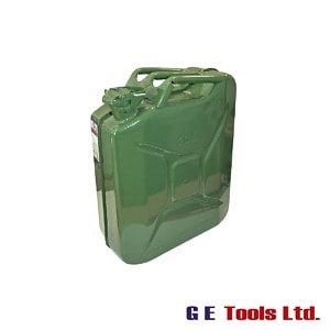 20 Litre Green Metal Jerry Can