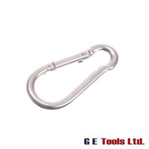 Faithfull Fire Brigade Snap Hook 6mm Zinc Plated (Pack of 4)