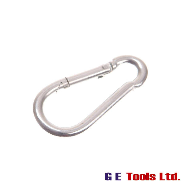 Faithfull Fire Brigade Snap Hook 6mm Zinc Plated (Pack of 4)