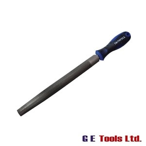 Faithfull Handled Half-Round Second Cut Engineers File 250mm (10in)