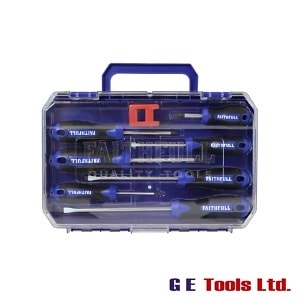Faithfull Soft Grip Screwdriver Set, 8 Piece SL/PH/PZ Faithfull Soft Grip Screwdriver Set, 8 Piece SL/PH/PZ
