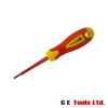 Faithfull VDE Soft Grip Screwdriver Parallel Slotted Tip 2.5 x 75mm