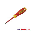 Faithfull VDE Soft Grip Screwdriver Pozi Tip PZ1 x 80mm