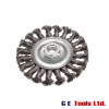 Faithfull Circular Wire Brush 115 x 12mm M14x2 Bore 0.35mm Wire