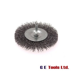 Faithfull Wire Brush 100mm x 6mm Shank, 0.30 Wire