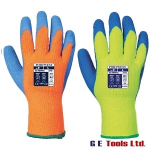 Portwest A145 Cold Grip Thermal Gloves High Visibility
