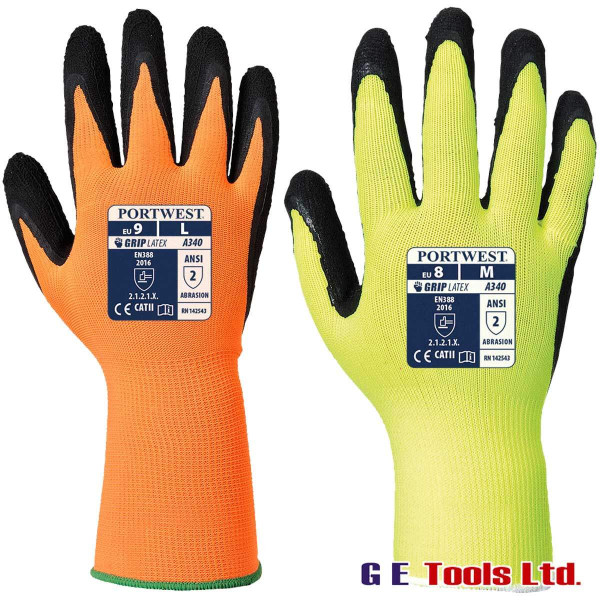 Portwest A340 High Visibility Grip Gloves