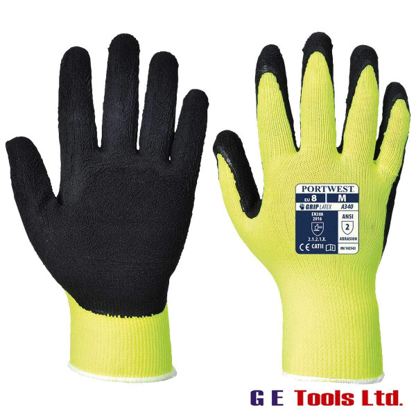 Portwest A340 High Visibility Grip Gloves