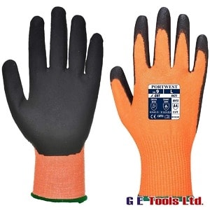 Portwest A625 Cut D Vis-Tex Resistant Glove High Visibility