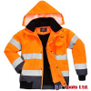 Portwest C465 Rail-Spec Orange High Visibility Bomber Jacket