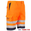Portwest E043 High Visibility Poly-Cotton Shorts Portwest E043 High Visibility Poly-Cotton Shorts