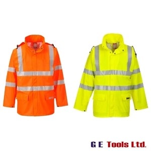 Portwest FR41 Flame Resistant and Waterproof High Visibility Jacket