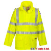 Portwest FR41 Flame Resistant and Waterproof High Visibility Jacket
