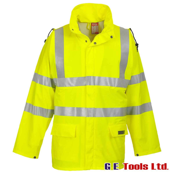 Portwest FR41 Flame Resistant and Waterproof High Visibility Jacket