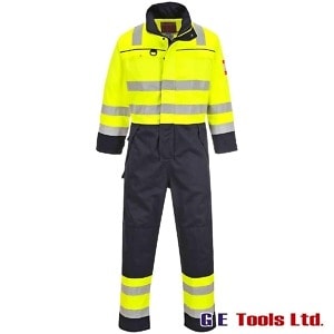 Portwest FR60 High Visibility Multi-norm FR Coverall Yellow/Navy Portwest FR60 High Visibility Multi-norm FR Coverall Yellow/Navy