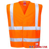 Portwest FR71 Rail-Spec Orange High Visibility Flame Resistant Vest