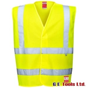 Portwest FR71 Yellow High Visibility Flame Resistant Vest
