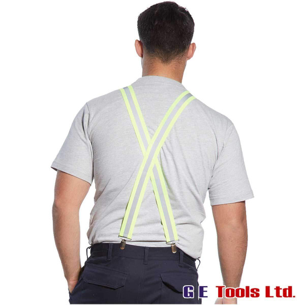 Portwest HV56 Hi-Vis Yellow Trouser Braces