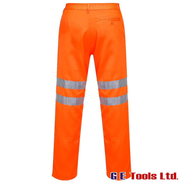 Portwest RT45 High Visibility Rail-Spec Poly-Cotton Trousers