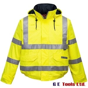 Portwest S773 Yellow High Visibility FR Anti-Static Bomber Jacket