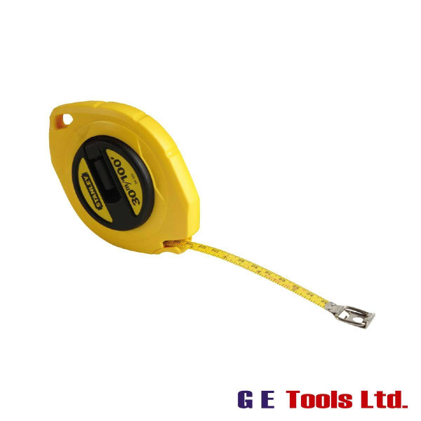 Stanley Tools Closed Case Steel Long Tape Measure 30m/100ft (Width 10mm)