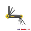 Stanley Tools Folding Hexagon Key Set of 8 Metric (1.5-8mm)