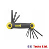 Stanley Tools Folding Hexagon Key Set of 9 Imperial (5/64 – 1/4in)