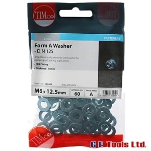 Timco Form A Washers BZP