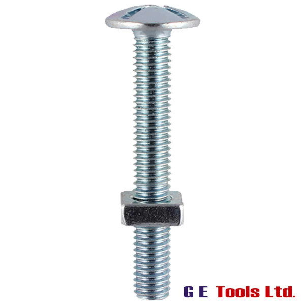 Timco Roofing Bolt and Square Nut Zinc