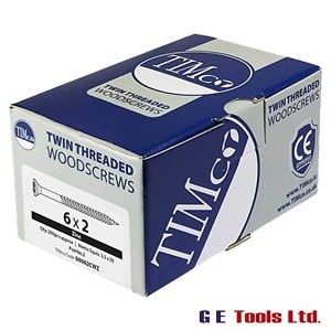 Timco Twin-Thread Woodscrews Pozidriv Double Countersunk Zinc Timco Twin-Thread Woodscrews Pozidriv Double Countersunk Zinc