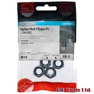 Timco P Nylon/Locking Nuts