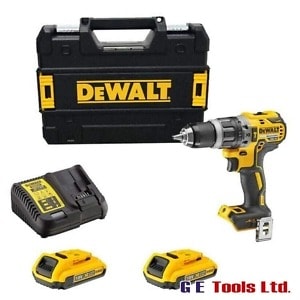 DeWalt DCD796 XR Combi Drill 2 x 2.0 Ah Batteries and Heavy Duty Kitbox