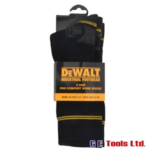 DeWalt Pro Comfort Work Socks Two Pairs