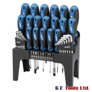 Draper 81294 Soft Grip Screwdriver, Hex Key and Bit Set 44PC