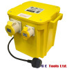 Faithfull TRAN5 Transformer 5kVA Triple Outlet Faithfull TRAN5 Transformer 5kVA Triple Outlet