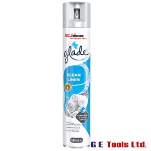 Glade®  Clean Linen Aerosol Air Freshener 500ml