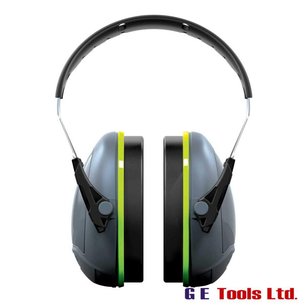 JSP Sonis Adjustable Ear Defenders 27dB SNR Grey/Green JSP Sonis Adjustable Ear Defenders 27dB SNR Grey/Green