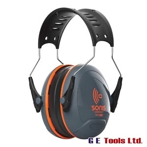 JSP Sonis Adjustable Ear Defenders 32dB SNR Grey/Orange JSP Sonis Adjustable Ear Defenders 32dB SNR Grey/Orange