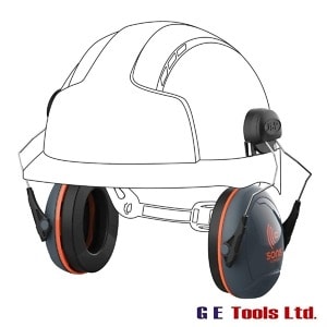 JSP Sonis C Helmet Mounted Ear Defenders 31dB SNR