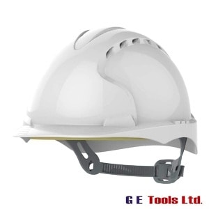 JSP EVO2 Vented Slip Ratchet Safety Helmet White JSP EVO2 Vented Slip Ratchet Safety Helmet White