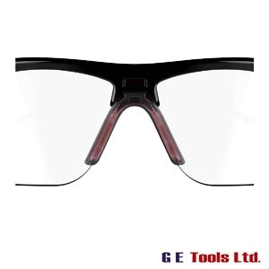 JSP Galactus Clear Safety Specs Red/Black